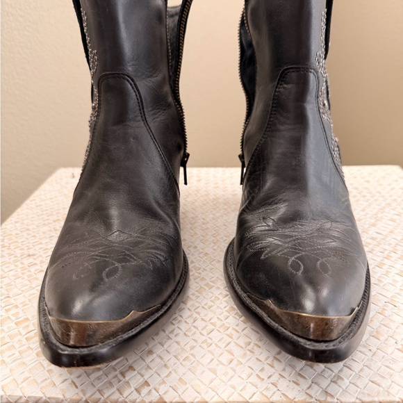 Old Gringo Black Studded Ankle Boots - Picture 2 of 5